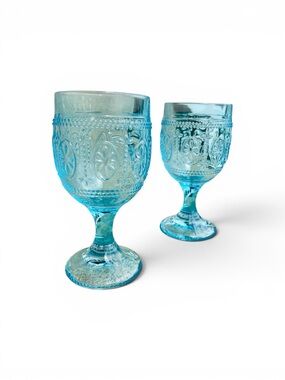 The Pioneer Woman Adeline Embossed Footed Goblets - Set of 2